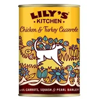 Lily's Kitchen Nassfutter Adult Huhn und Truthahn 6 x 400 g