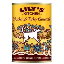 Lily's Kitchen Nassfutter Adult Huhn und Truthahn 6 x 400 g