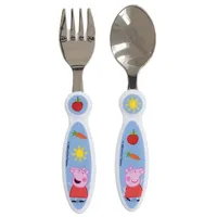 Peppa Pig Besteck-Set für Kinder – 2-teilig, Löffel &