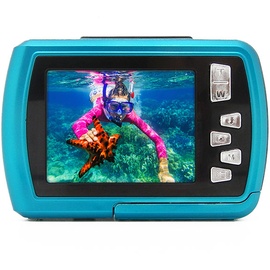 easyPIX Aquapix W2024 Splash blau  Kinder-Kamera