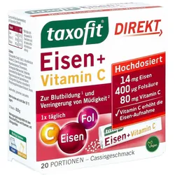 taxofit® Eisen + Vitamin C Direkt-Granulat