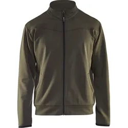 Sweatjacke "3362" Service Plus - XL - oliv/schwarz