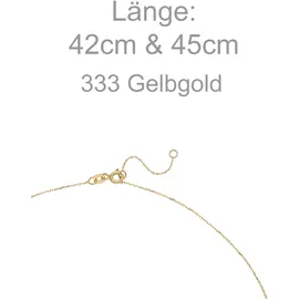 Jobo Collier Kette mit Anhänger 333 Gold Gelbgold