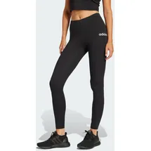adidas Essentials Linear Cotton Leggings Black / White L
