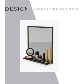 hajduk furniture Badspiegel 70 x 60 cm Schwarz