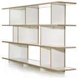 Tojo Regal 160 x 37,5 x 44 cm Weiß