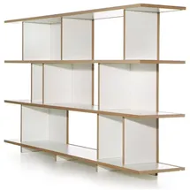 Tojo Regal 160 x 37,5 x 44 cm Weiß