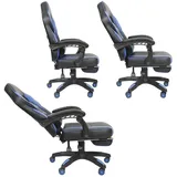 Melko Gaming-Stuhl Gaming-Stuhl Blau