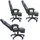 Melko Gaming-Stuhl Gaming-Stuhl Blau