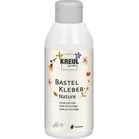 Kreul 49372 - Bastelkleber Nature, 250 ml, auf Wasserbasis, lösemittelfrei, geruchsneutral, nachhaltiger vielseitiger Dekokleber für Kinder