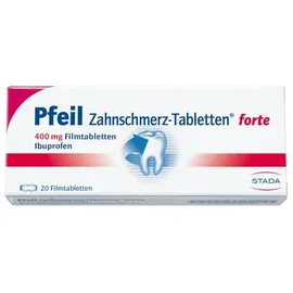 STADA Pfeil Zahnschmerz-Tabletten forte