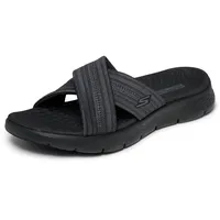 SKECHERS Damen On-The-go Walk Flex Impressed Schiebe-Sandalen, Black, 37 EU