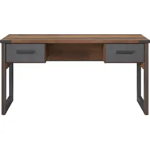 trendteam Büroschreibtisch Prime Alteiche / Grau