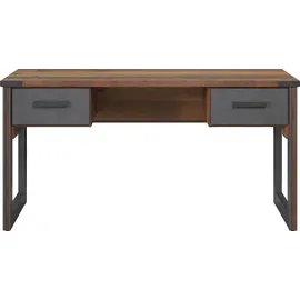 trendteam Büroschreibtisch Prime Alteiche / Grau