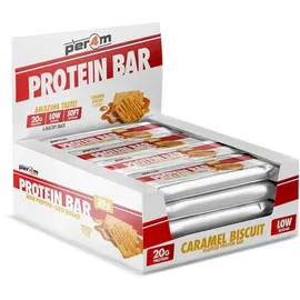 PER4M Proteinriegel Caramel/Biscuit Riegel 12 x 62 g