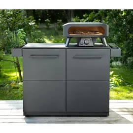 cozze Pizzaofen Rotate 17" Black Edition inkl. Pizzastein