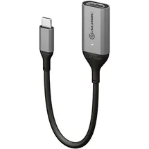 Alogic USB-C zu HDMI Adapter 15 cm Grau