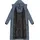 Ragwear Damen, Wintermantel Warmer atmungsaktiver und wasserdichter Mantel mit angesagtem Hahnentritt Muster mit Kapuze Niara Long Print YOUMODO Cloud Gr. 3XL - 3XL