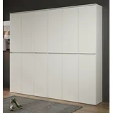 trendteam Garderobenschrank Schuhschrank Garderobe Flurschrank 12 Türen 222 x191 cm Nevada