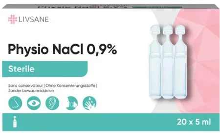 Livsane Nasal Physio NaCl 0,9% 20x5ml