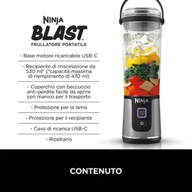 Ninja Blast BC151EUBK Schwarz