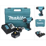 Makita DHG 181 RGK Akku Heißluftgebläse 18 V 150 - 550°C + 2x Akku 6,0 Ah + Ladegerät + Koffer