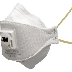 3M 9312 - Atemmaske - Einweg - mit Ventil - FFP1