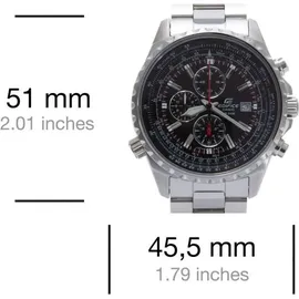 Casio Edifice EF-527D Edelstahl 45,5 mm EF-527D-1AV