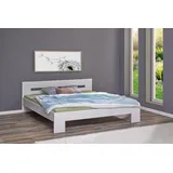Interlink Bett Annik 180x200 Weiß - weiß