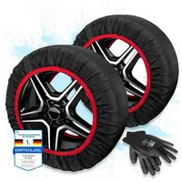 Heyner Schneeketten Textilschneeketten Anfahrhilfe Stoffketten Snowsocks aus Stoff 2