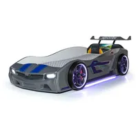 Kinder Autobett Bumer SPX Full mit Bluetooth in Grau - Grau