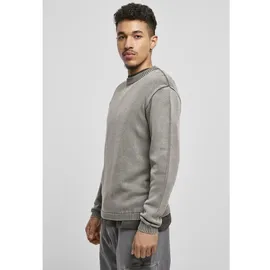 URBAN CLASSICS Washed Pullover Gray Dark XL