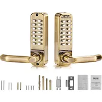 Vevor mechanisches schlüsselloses Türschloss mit doppelseitiger Tastatur 35-65 mm