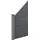 [neu.holz] WPC Gartenzaun Segovia 180 x 96 cm Grau