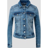 QS Jeansjacke mit Brustpattentaschen, blau, S