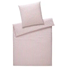 ELEGANTE Svaneke Gestreift Pink 135 x 200 cm + 80 x 80 cm