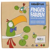 Neogrün GbR Bio-Fingerfarben 4 St. 4 x 120 g Rot/Gelb/Grün/Blau