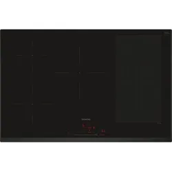 Siemens EX851HVC1E, iQ700, Induktionskochfeld, 80 cm, Schwarz, Rahmenlos aufliegend