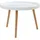 [en.casa] Bongard Weiß Bambus Ø60 x 45 cm