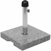 MCW Schirmständer Granit 23 kg Grau