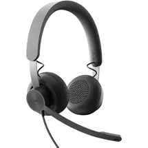 Logitech Zone Wired Teams On-Ear, aktive Rauschunterdrückung, graphite Headset