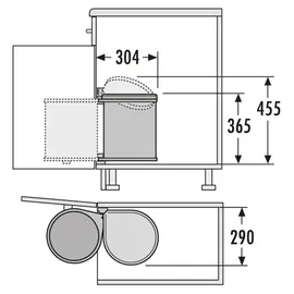 HAILO AS Mono 15 l weiß