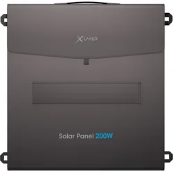 XLayer Mobiles Solar Panel 200W -falt- und aufstellbar- Grey EINHEITSGRÖSSE