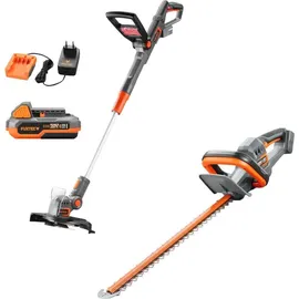 FUXTEC 20V Garten-Set FX-20VSET5 Rasentrimmer und Heckenschere