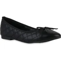 VAN HILL Damen Klassische Ballerinas in Schwarz 37 -