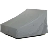XXL Schutzhülle Abdeckhaube Wetterschutz für Waldsofa Wellenliege große Sonnenliege Relaxliege Himmelsliege Wellnessliege Saunaliege Holzliege von traumliege.de (Schutzhülle, XXL Hellgrau)