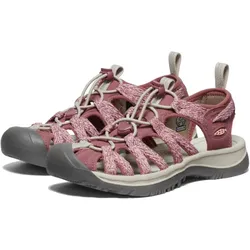 Keen Sandale Whisper (wasserdicht, Schnellschnürsystem, für leichte Wanderungen) rose/violett Damen