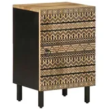 vidaXL Badschrank 38x33,5x58 cm Massivholz Mango Vidaxl
