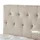 V6 Boxspringbett Modell 211 mit Taschenfederkernmatratze - Beige)
