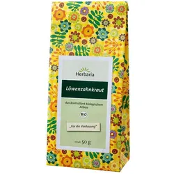 Herbaria Löwenzahnkraut Bio für Verdauung und Wohlbefinden 50 g